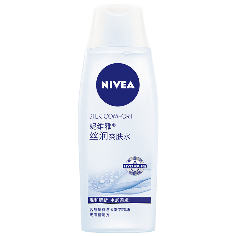 nivea妮维雅官方旗舰店妮维雅女士丝润爽肤水化妆水秋冬保湿滋润补水无酒精女士护肤润肤3