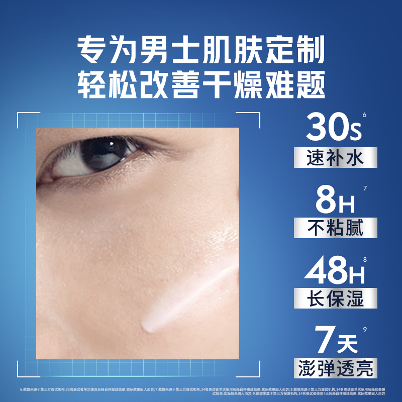 【新年礼物】妮维雅男士补水小蓝管护肤品套装官方正品冬季补水