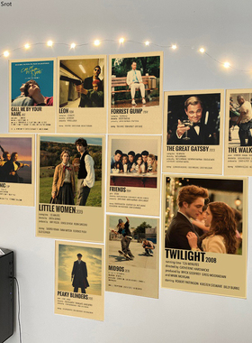 Movie TV Anime Leon Mid90s Titanic Retro Vintage Art Poster