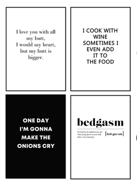 Nordic Motivational Text Art Posters Prints Letters Canvas