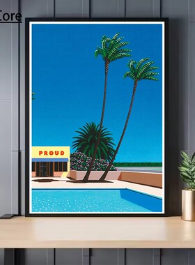 Hiroshi Nagai Vaporwave Japan Beach City Summer Wall Posters