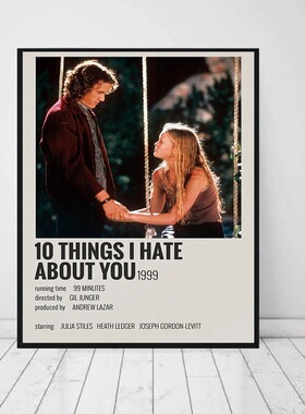 Movie Art Poster Painting 10 Things I Hate about You Classic
