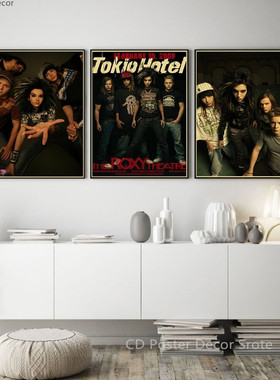 Tokio Hotel Poster German Rock Band Posters Retro Nostalgic