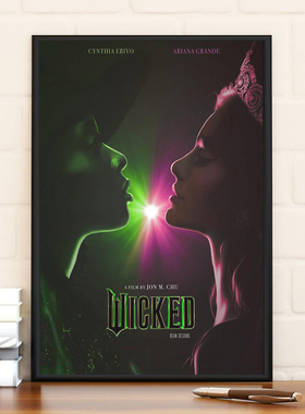 Wicked Movie Canvas Wall Art Posters lphaba Glinda Ariana