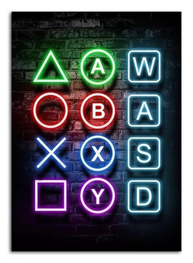 Room Decor Painting Game Wall Art Posters Gamer Paint Poster