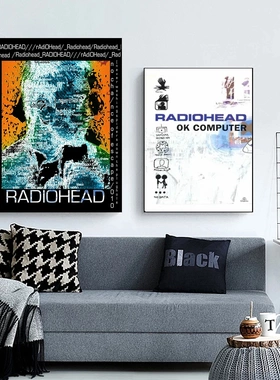 Scandinavian Classic Art Rock Band Radiohead Music Poster