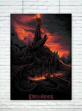 Scandinavian Classic T-The L-Lords of the R-Rings Art Poster