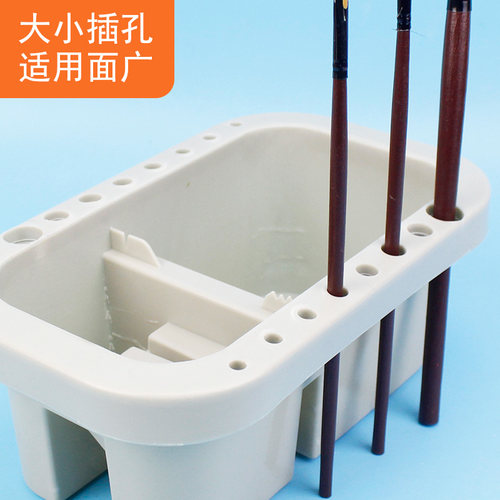 马利洗笔桶小水桶多功能三合一美术生涮笔筒可插笔水粉颜料画专用 - 图2
