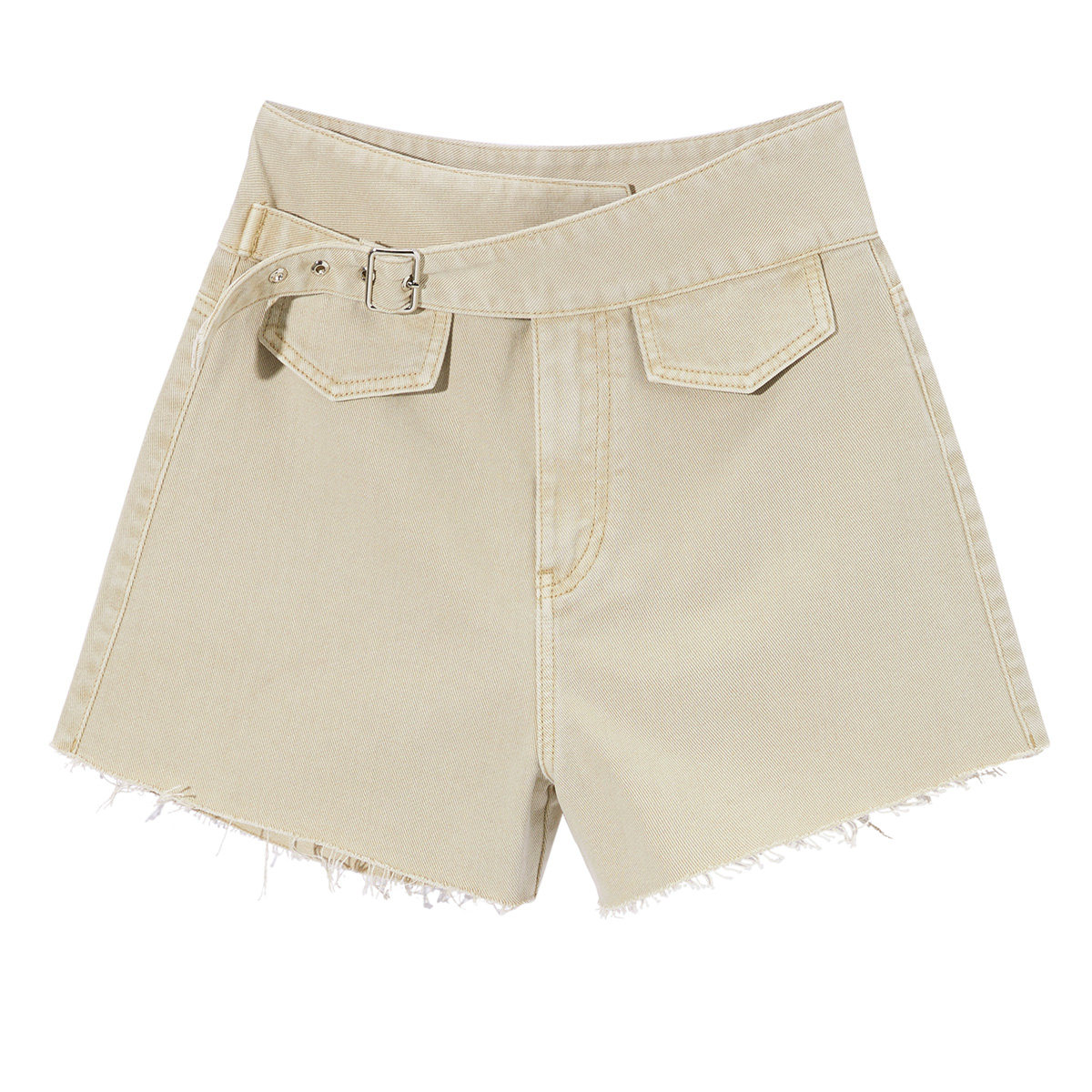 太平鸟牛仔直筒宽松2020夏季短裤 太平鸟普埃拉牛仔裤