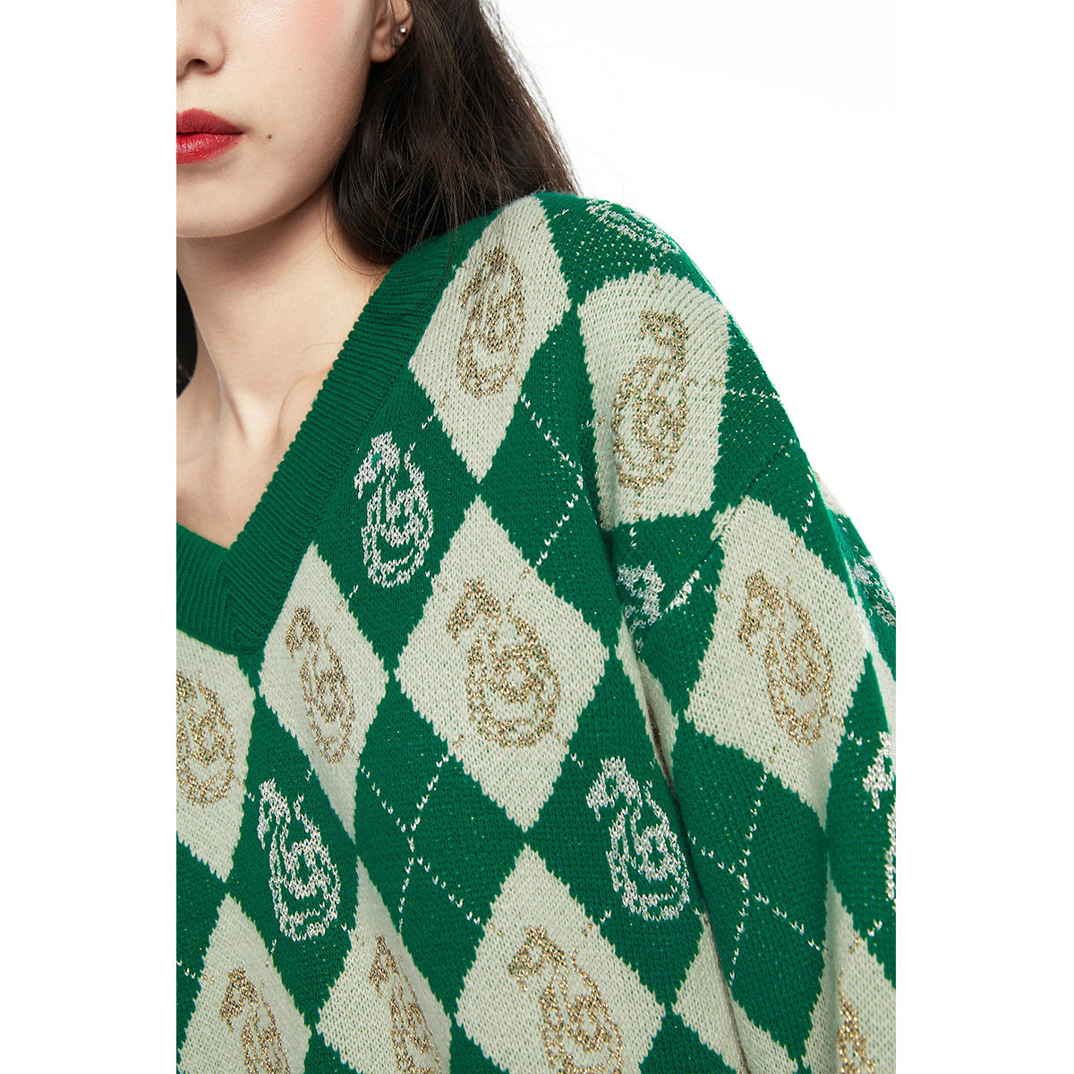 太平鸟格纹2020新款圆领毛衫 太平鸟毛衣