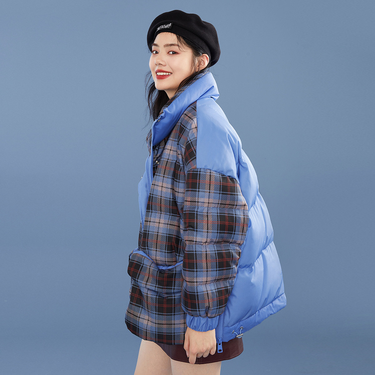 太平鸟短款面包女2019冬新款羽绒服 太平鸟喜之乐羽绒服