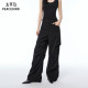 PEACEBIRD Women's 2025 Summer New Studded Paratrooper Pants Casual Pants A3GBF2125