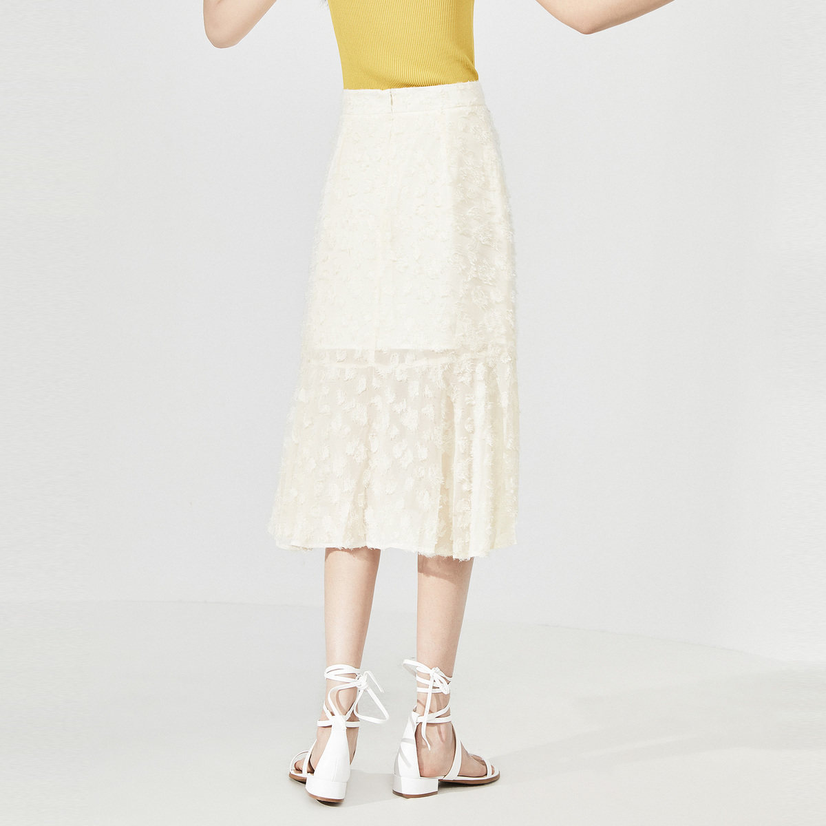 【商场同款】太平鸟优雅女士夏半身裙 太平鸟普埃拉半身裙