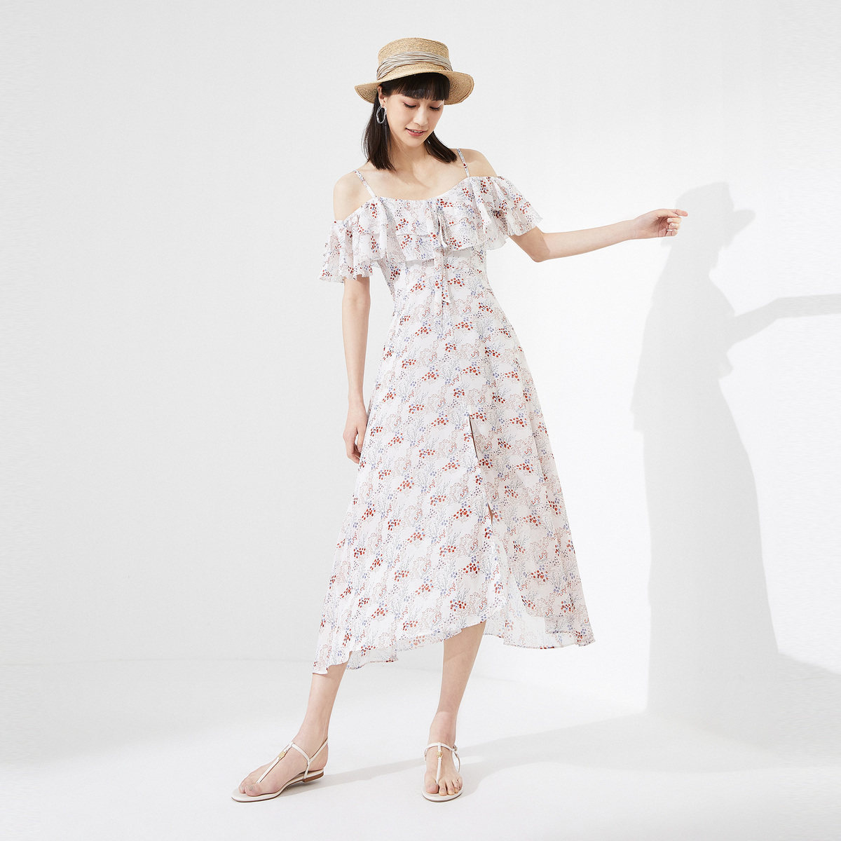 【商场同款】太平鸟2020夏季连衣裙 太平鸟普埃拉连衣裙