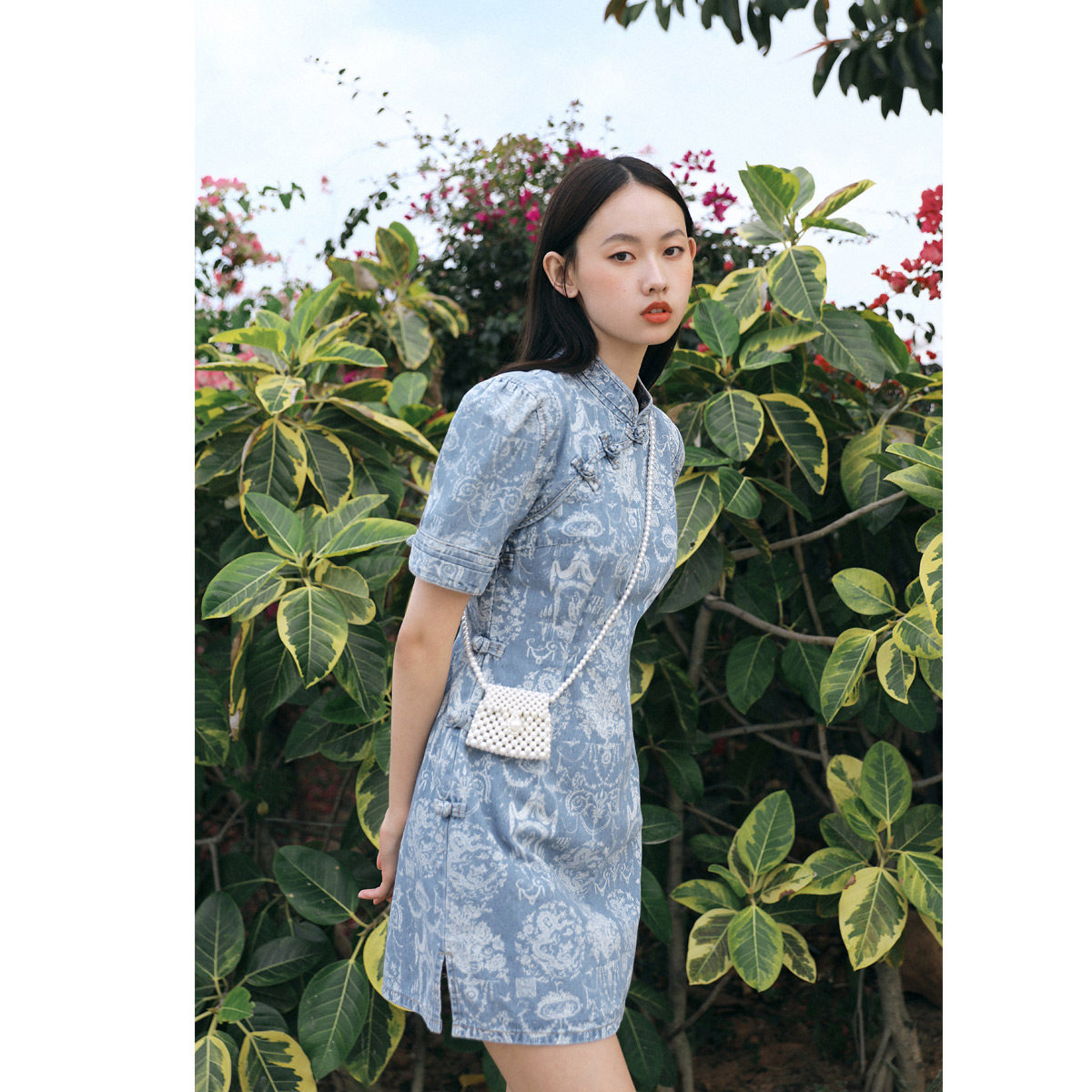 【大都会上博联名】太平鸟国风连衣裙 太平鸟广仁连衣裙