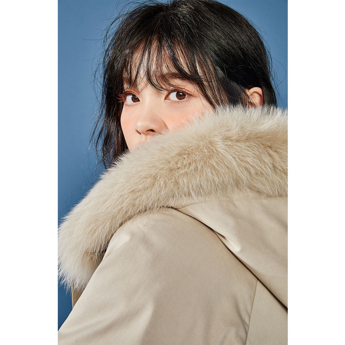 【反季特卖】太平鸟黑色工装派克女 太平鸟广仁羽绒服