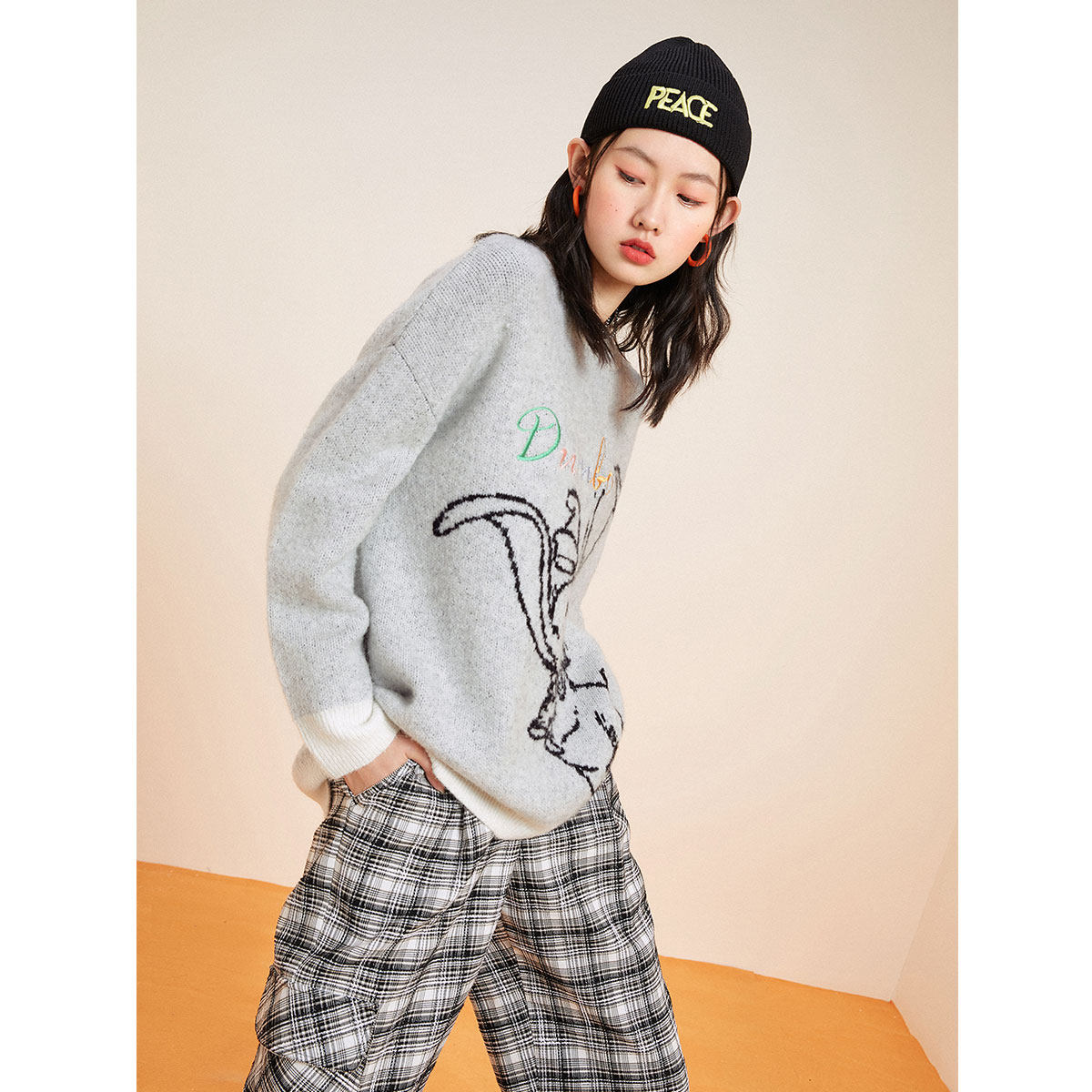 【明星同款】小飞象联名太平鸟毛衣 太平鸟广仁毛针织衫