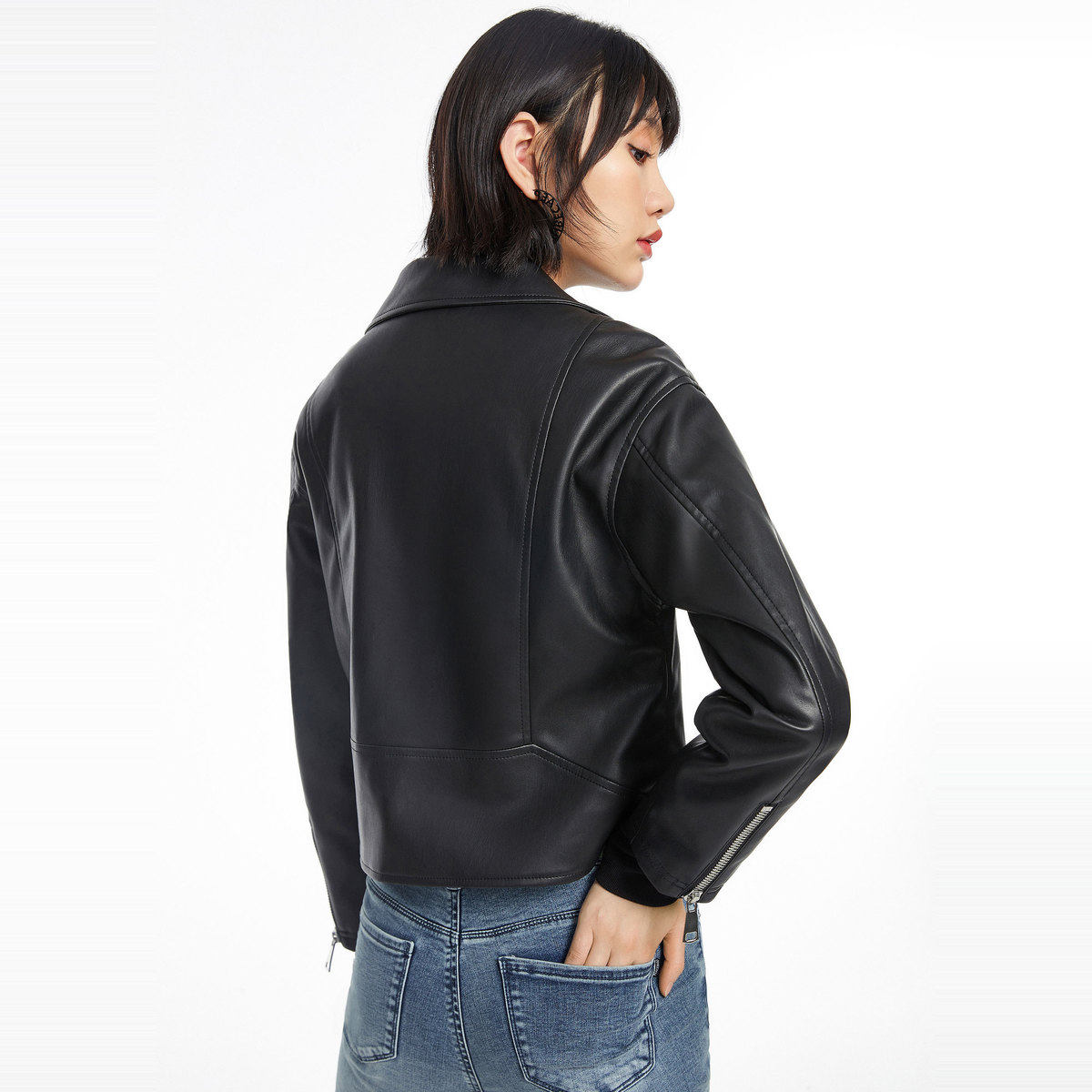 【商场同款】太平鸟2020秋季新款时尚 太平鸟短外套