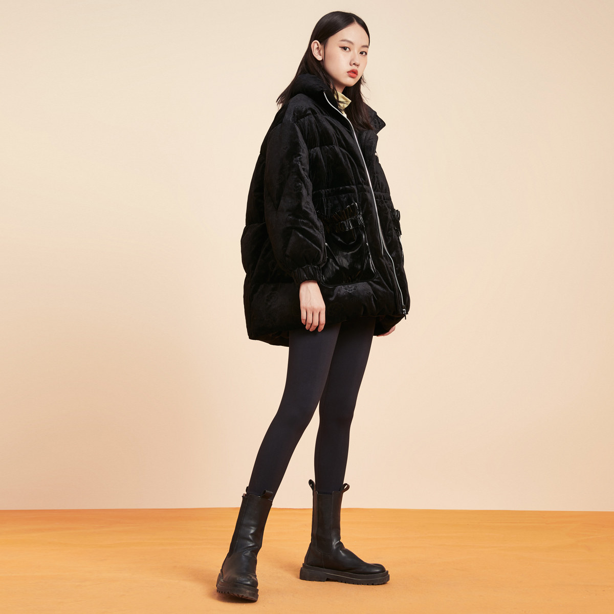 太平鸟2020新款短款小个子女羽绒服 太平鸟喜之乐羽绒服