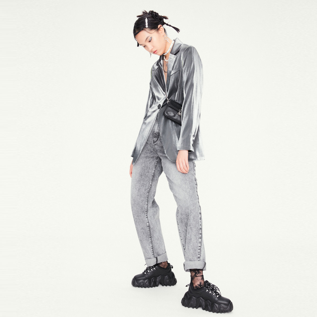 【商场同款】太平鸟2020秋季新款西装 太平鸟西装