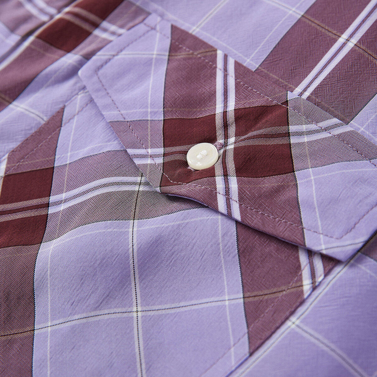 【商场同款】太平鸟格纹2020春季衬衫 太平鸟普埃拉衬衫