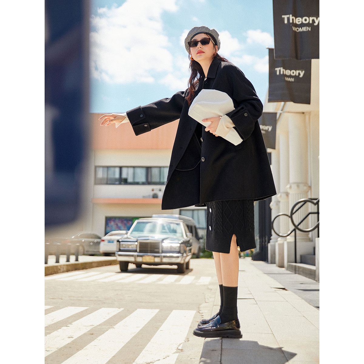 太平鸟a摆毛呢外套2020冬季新款 太平鸟毛呢外套