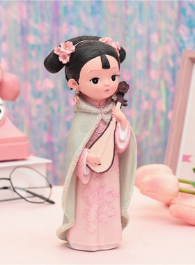 创意礼品少女心宫廷风女孩摆件我是格格复古装饰品玩偶女生日礼物