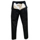 Australian lamb fur leather pants fur fur integrated thickened wool cotton pants middle -aged high waist warm pants winter