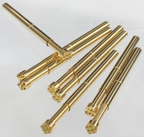 P125-H/PA125-H 2.5mm镀金九爪/九齿梅花头 PCB测试探针 2.0*33MM - 图2