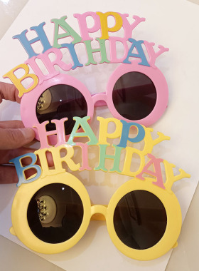 INS女生可爱生日眼镜情侣款闺蜜