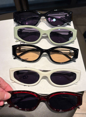 猫眼墨镜Y2K时尚网红韩版太阳镜小红书网红同款防紫外线太阳眼镜