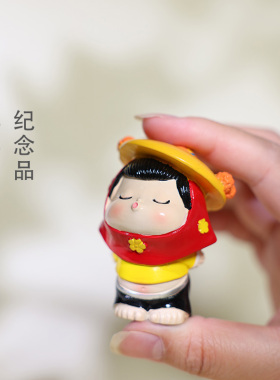 泉州旅游文创摆件可爱浔埔女惠安女纪念品创意桌面装饰治愈系解压