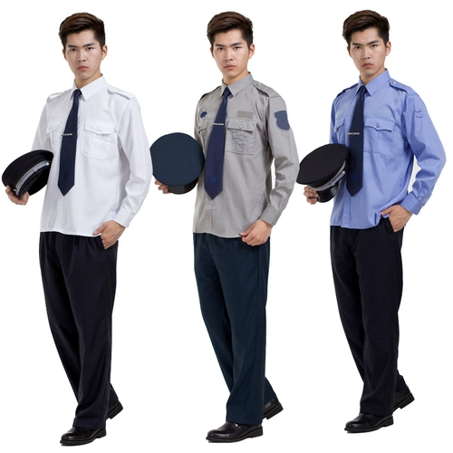 Комплект, рубашка, осенняя униформа для работы