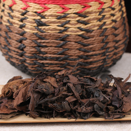 2000年广西梧州六堡茶黑石山野生霜降原种农家茶老树茶叶槟榔香 - 图0