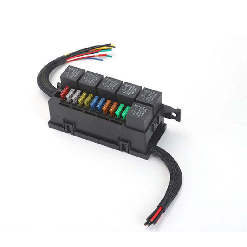 汽车11路保险丝盒房车射灯线路改装12V24V直流电磁继电器保险盒,淘宝优惠券,粉丝福利购,淘宝优惠卷