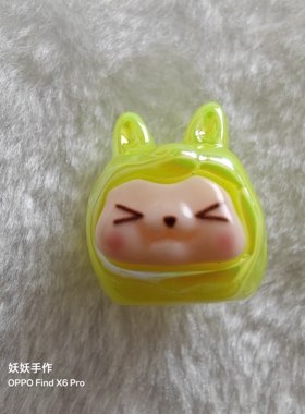 立体KIKI塔塔混装萌粒公仔diy饰品钥匙扣微景观家居办公摆件