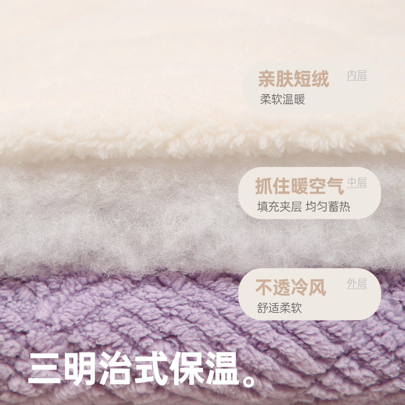 安之伴珊瑚绒三层夹棉女睡衣冬季加绒加厚甜美休闲宽松家居服套装,淘宝优惠券,粉丝福利购,淘宝优惠卷