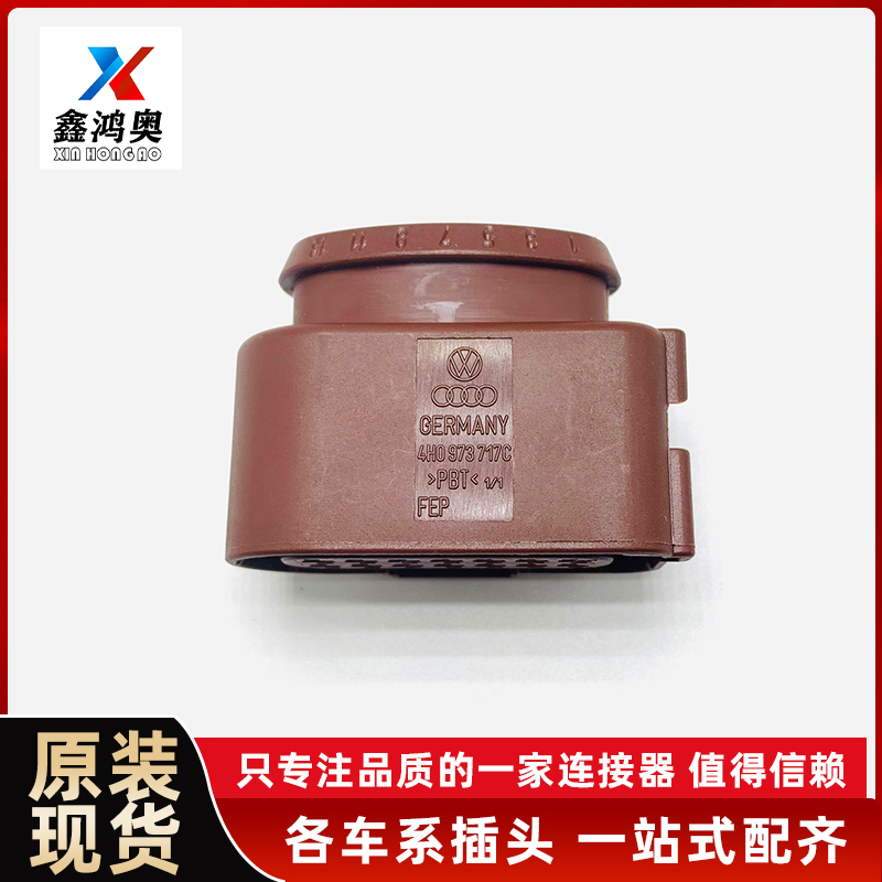 大众奥迪行李箱数据记录仪插头4H0 973 717A汽车接插件防水插头 - 图0
