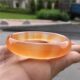 Onyx jade bracelet for women high ice type champagne gold candy pretty red horse material authentic flat chalcedony jade bracelet