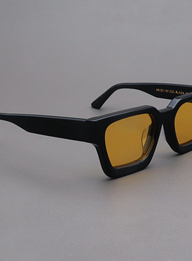 MOSCOTLEMTOSH欧美方形黄色墨镜