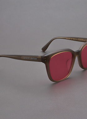 MOSCOTLEMTOSH复古粉色偏光墨镜