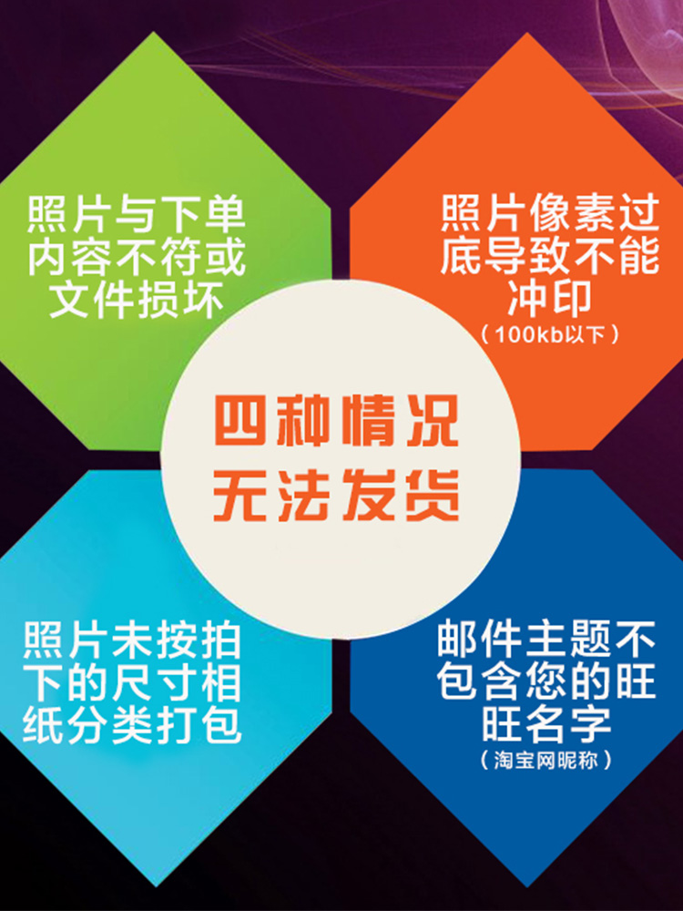 洗照片放大冲印大尺寸冲洗全家福12寸16寸合影集体毕业照塑封打印-图2