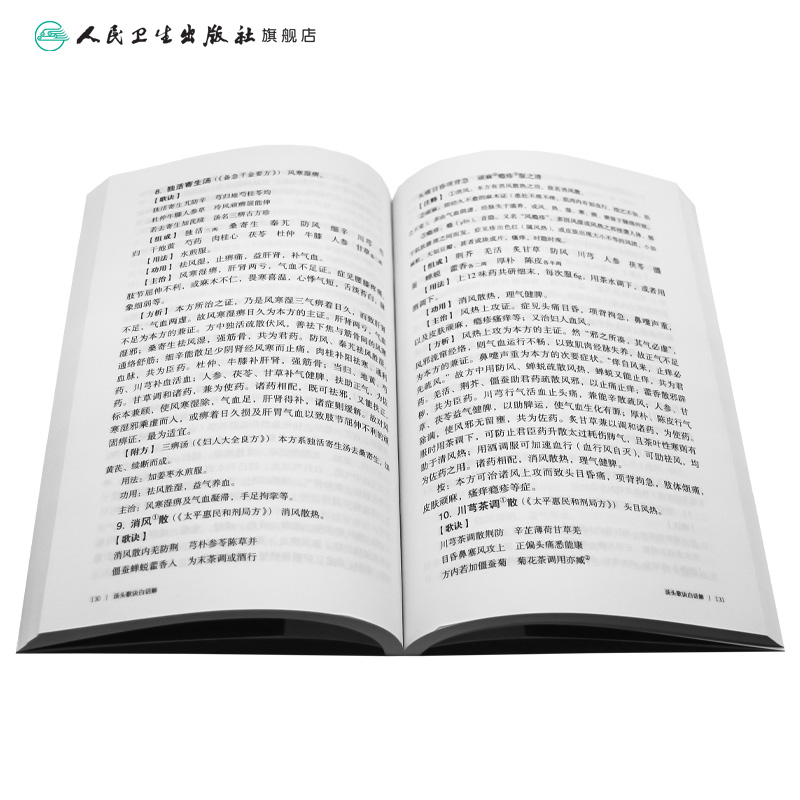 汤头歌诀正版白话解第六6版原版全套伤寒杂病方剂学配方养生中医入门中药材偏方秘方验方名方民间偏方人民卫生出版社中医书籍大全-图3