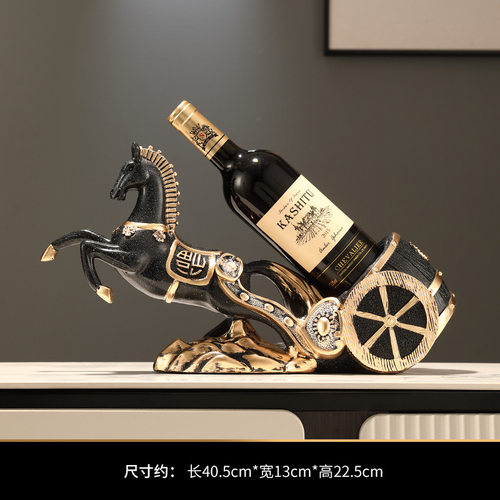 创意简约红酒架酒柜饰品摆件餐边柜电视柜玄关客厅摆件乔迁送礼 - 图1
