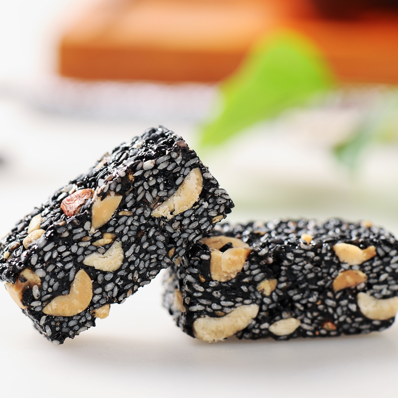 拍3件！如水妈妈酥红糖黑芝麻120g×3袋