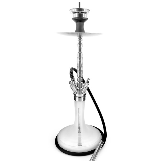 德国进口Cyborg Shisha 精工不锈钢大号四管酒吧水烟壶Hookah - 图3