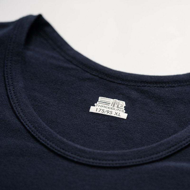 三枪套装莱卡弹力男v领圆领秋衣 三枪家诚保暖套装