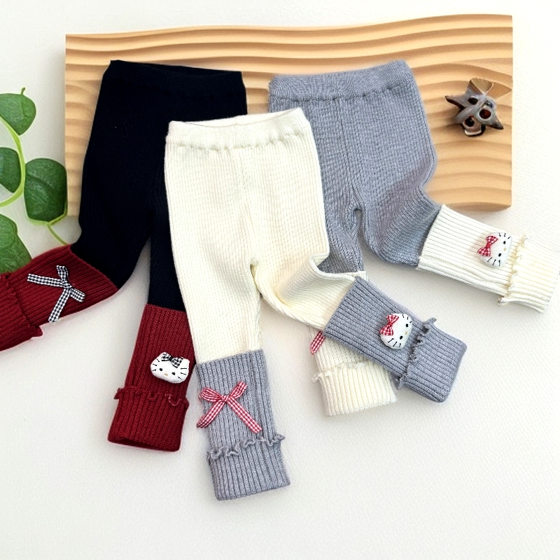 新款儿童弹力针织打底裤秋冬女童修身配裙子毛线裤宝宝紧身长裤,淘宝优惠券,粉丝福利购,淘宝优惠卷