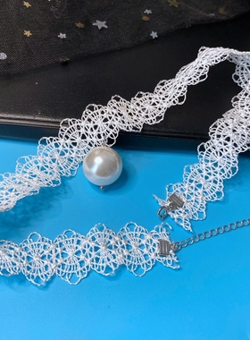 choker纯银白色日韩风脖子饰品