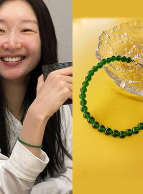 S925纯银新中式碧玉项链